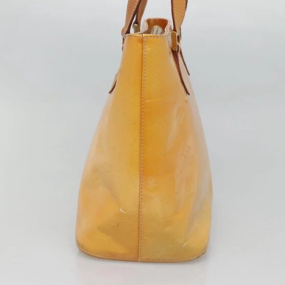 LOUIS VUITTON Monogram Vernis Houston Hand Bag Gris - Picture 5 of 16